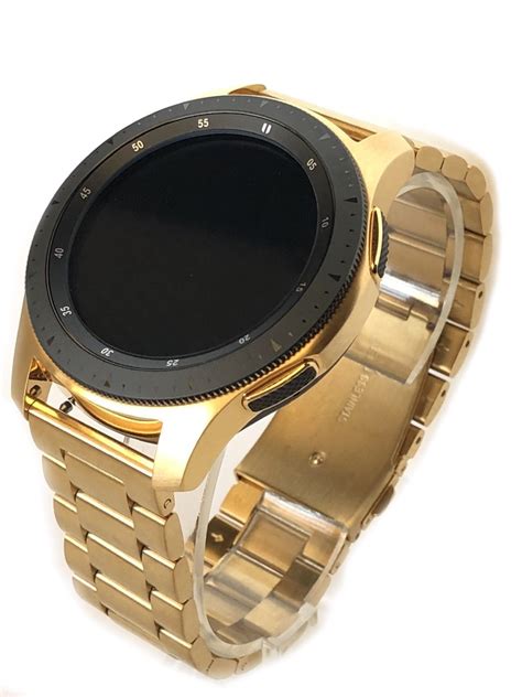 smartwatch gold|gold samsung smart watch.